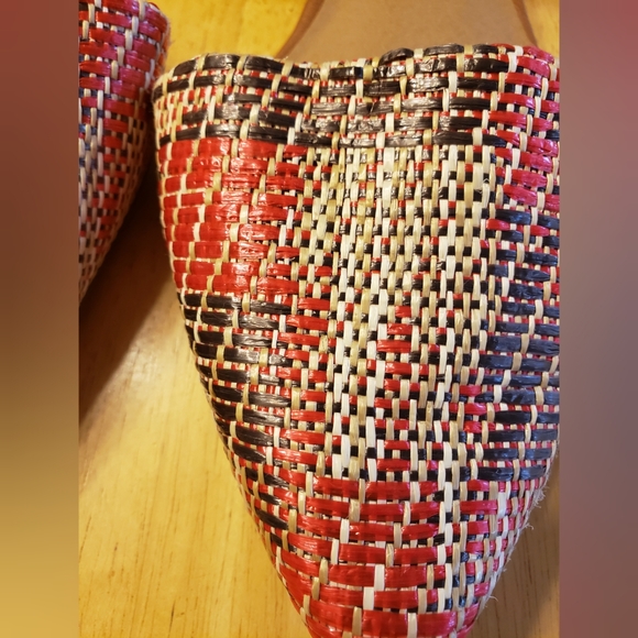 Lucky Brand Makaby Woven Striped Flat Sandals 6.5 - Picture 2 of 9